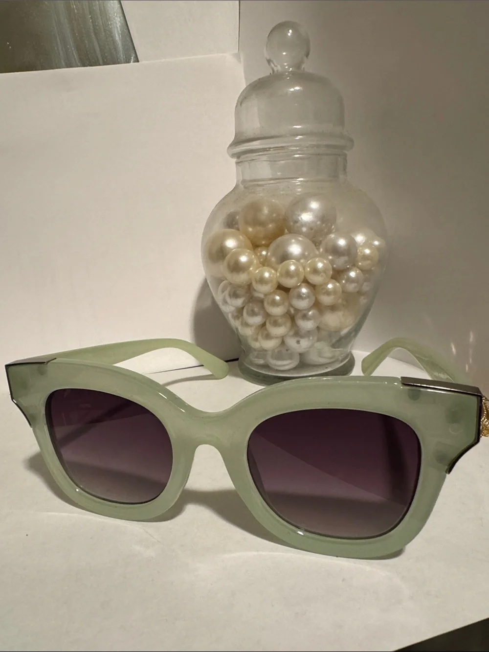 Classic Women's Sunglasses in Mint Green